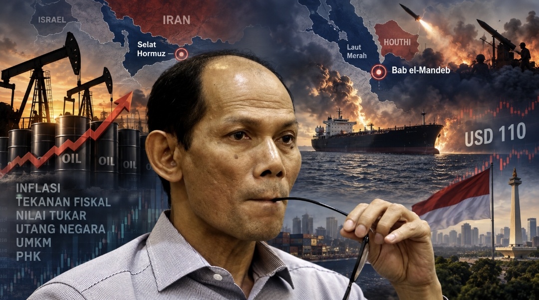 Hormuz Crisis Sends Oil Toward 0, Noorsy Warns Indonesia Faces Economic Shock